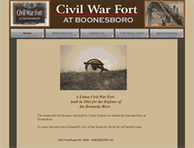 Tablet Screenshot of civilwarfortatboonesboro.com